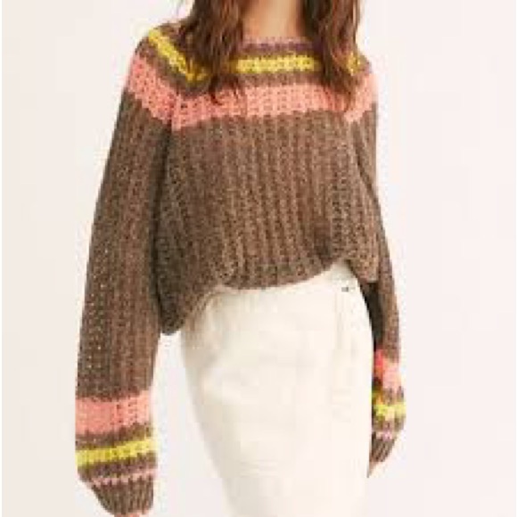 Free People Alpaca Reach for the Stars sweater - Picture 4 of 7